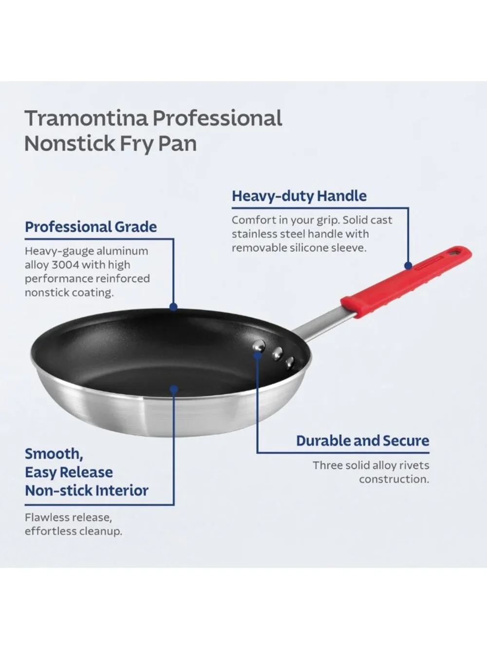 10-Inch Non-Stick Frying Pan - Professional Cookware for Easy Cooking & Cleanup